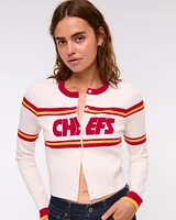 Kansas City Chiefs Shrunken Cardigan