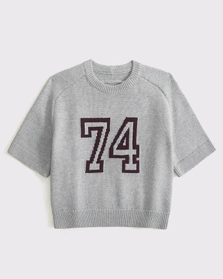 The A&F Madeline Textural Crew Sweater Tee