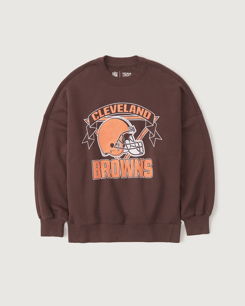 Cleveland Browns Graphic Oversized Sunday Crew