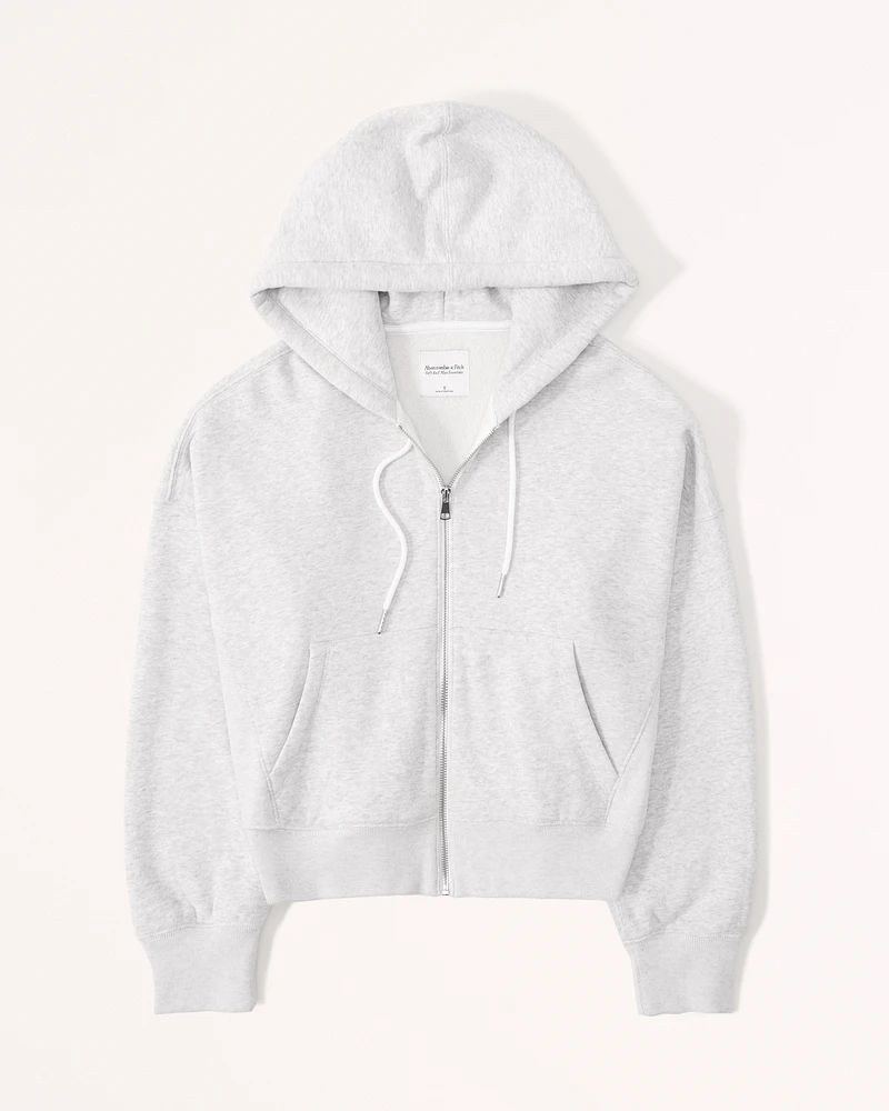Essential Ribbed Sunday Hooded Full-Zip