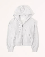 Essential Ribbed Sunday Hooded Full-Zip