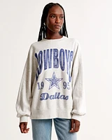 Dallas Cowboys Graphic Oversized Sunday Crew