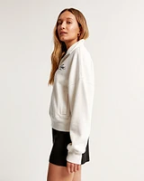 Lounge Graphic Mock Half-Zip