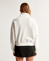 Lounge Graphic Mock Half-Zip