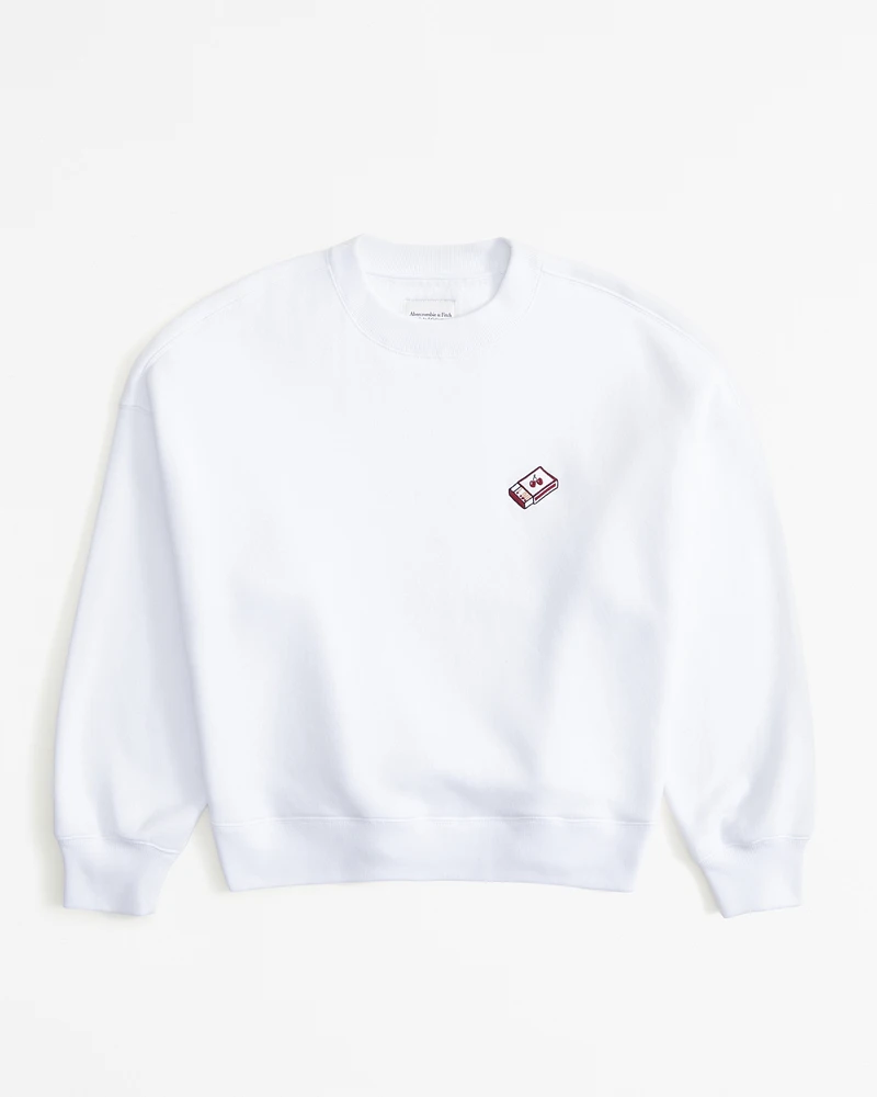 Embroidered Graphic Classic Sunday Crew