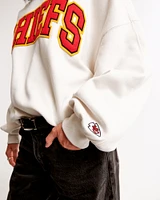 Kansas City Chiefs Graphic Oversized Sunday Crew