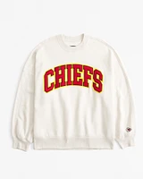 Kansas City Chiefs Graphic Oversized Sunday Crew