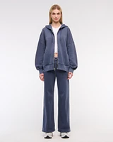 Essential Oversized Sunday Hooded Full-Zip