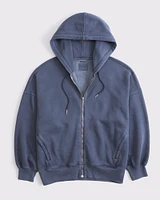 Essential Oversized Sunday Hooded Full-Zip