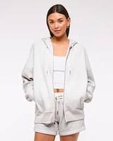 Essential Oversized Sunday Hooded Full-Zip