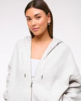 Essential Oversized Sunday Hooded Full-Zip