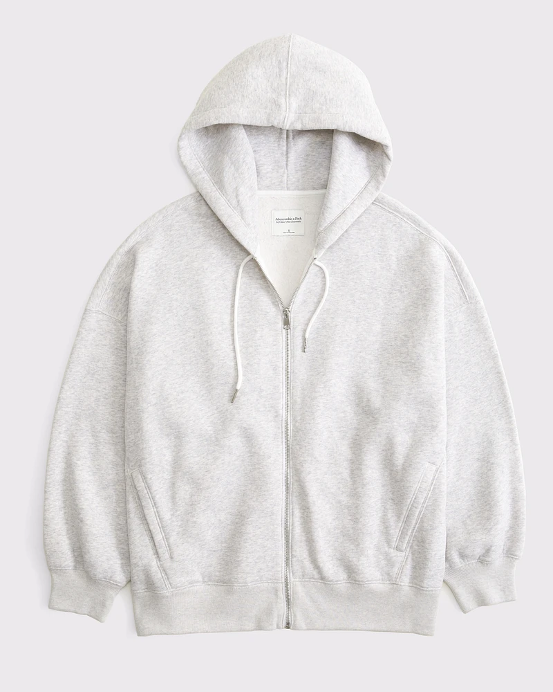 Essential Oversized Sunday Hooded Full-Zip