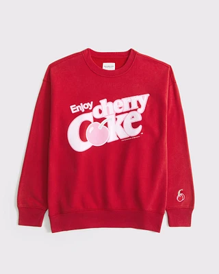 Cherry Coke Vintage Sunday Crew