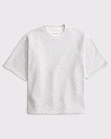 Oversized Short-Sleeve Fleece Tee