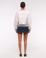 Sporty Graphic Crew