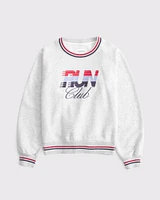 Sporty Graphic Crew