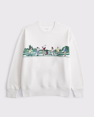 Golf Graphic Oversized Sunday Crew