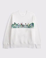 Golf Graphic Oversized Sunday Crew