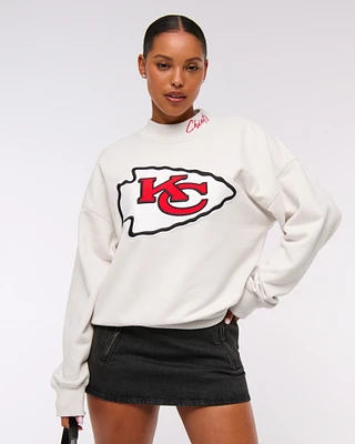 Kansas City Chiefs Sunday Mockneck Crew