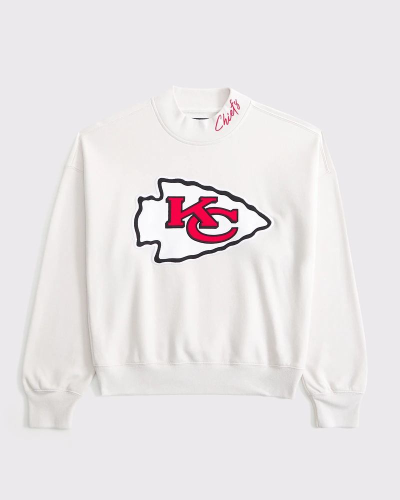 Kansas City Chiefs Sunday Mockneck Crew