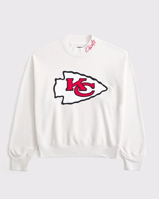 Kansas City Chiefs Sunday Mockneck Crew