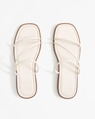 Strappy Slide Sandals