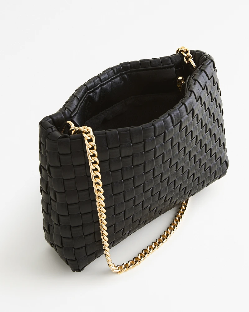 Mini Vegan Leather Chain Bag