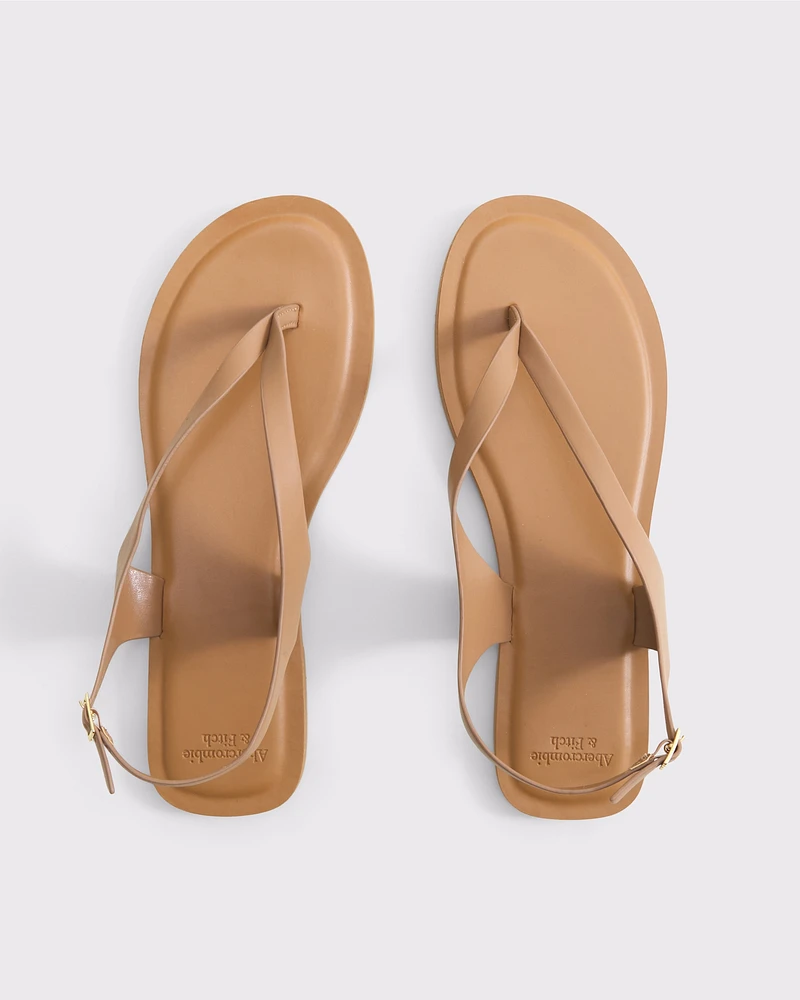 Slingback Thong Sandals