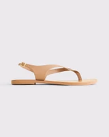 Slingback Thong Sandals