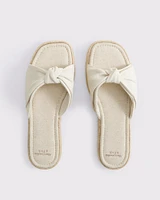 Espadrille Slide Sandals