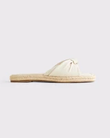 Espadrille Slide Sandals