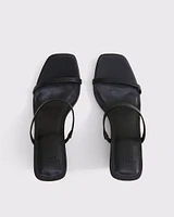 Double-Strap Wedge Sandals