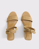 Ankle-Strap Wedge Sandals