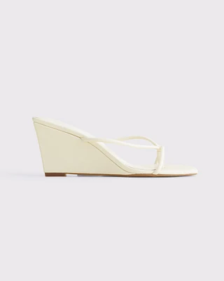 Thong Strappy Wedge Sandals
