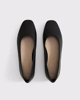 Vegan Leather Balletic Flats