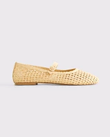 Mary Jane Crochet-Style Flats