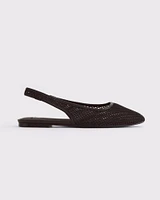 Slingback Mesh Balletic Flats