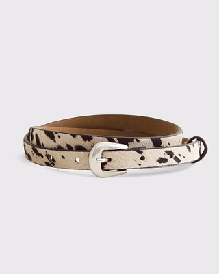 Cow Print Belt