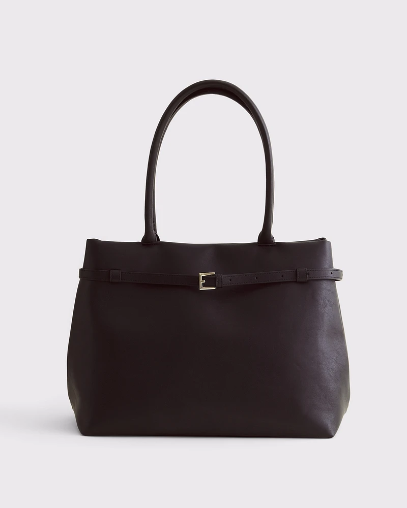 Belted City Tote Bag