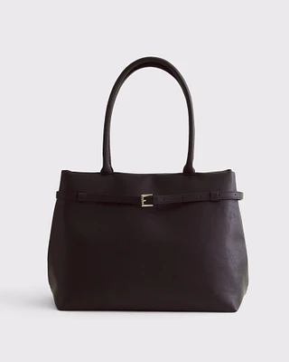 Belted City Tote Bag