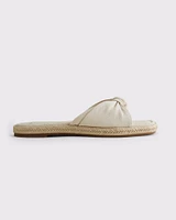 Knotted Slide Sandals