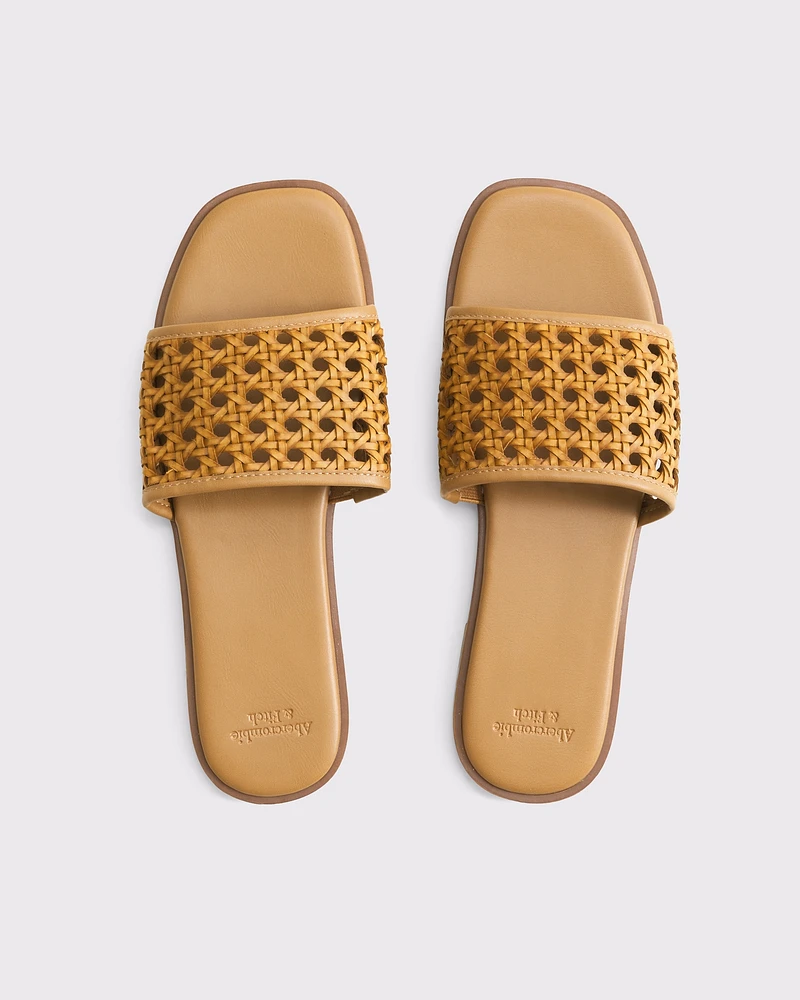 Woven Slide Sandals