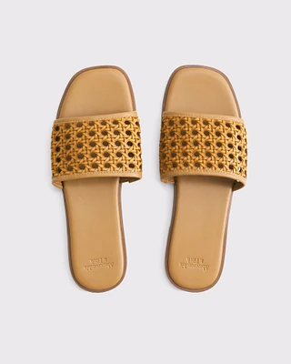 Woven Slide Sandals