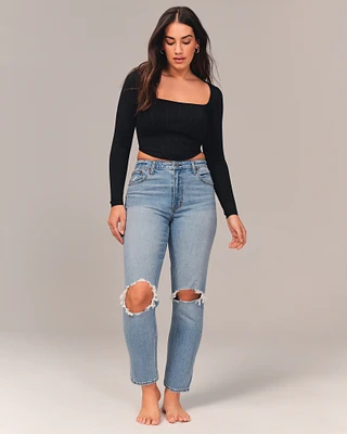 Curve Love High Rise Mom Jean