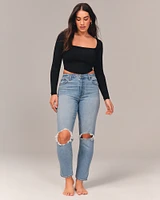 Curve Love High Rise Mom Jean