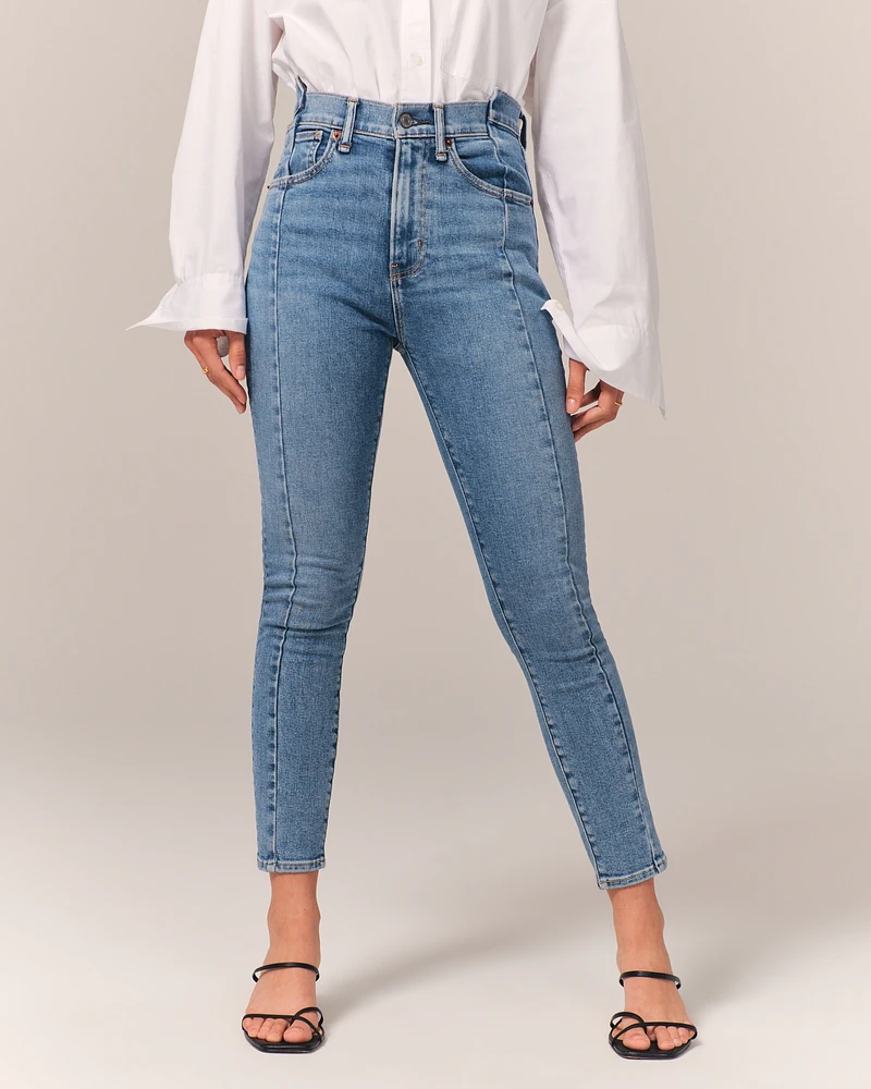 High Rise Super Skinny Ankle Jean