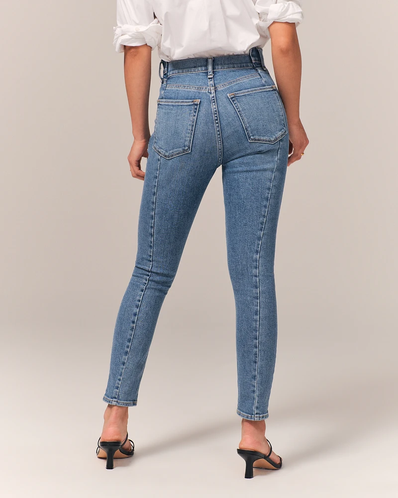 High Rise Super Skinny Ankle Jean