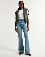 Ultra High Rise Stretch Flare Jean