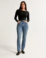 Curve Love Ultra High Rise 90s Slim Straight Jean