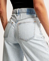 High Rise Cropped Wide Leg Jean